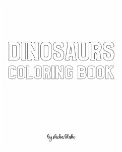 Dinosaurs with Scissor Skills Coloring Book for Children - Create Your Own Doodle Cover (8x10 Softcover Personalized Coloring Book / Activity Book) - Blake, Sheba