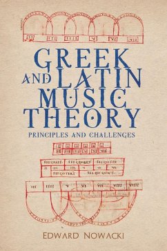 Greek and Latin Music Theory (eBook, ePUB) - Nowacki, Edward