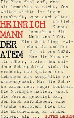 Der Atem (eBook, ePUB) - Mann, Heinrich