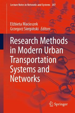 Research Methods in Modern Urban Transportation Systems and Networks (eBook, PDF)