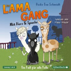 Ein Fall für alle Felle / Die Lama-Gang. Mit Herz & Spucke Bd.1 (2 Audio-CDs) - Schmidt, Heike Eva