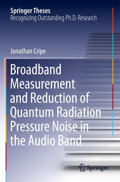 Broadband Measurement and Reduction of Quantum Radiation Pressure Noise in the Audio Band - Cripe, Jonathan
