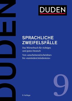 Duden  Sprachliche Zweifelsfälle - Hennig, Mathilde;Schneider, Jan Georg;Osterwinter, Ralf