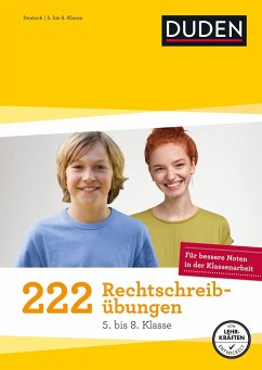222 Rechtschreibübungen - 5. bis 8. Klasse - Braukmann, Werner;Greving, Johannes;Fahlbusch, Claudia