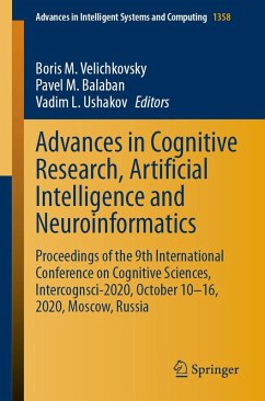 Cover Advances in Cognitive Research, Artificial Intelligence and Neuroinformatics (eBook, PDF)