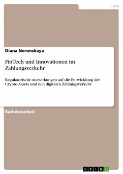 FinTech und Innovationen im Zahlungsverkehr (eBook, PDF) - Neronskaya, Diana