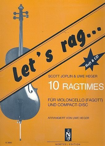 Let's rag (+CD) 10 Ragtimes für Violoncello (Fagott)
