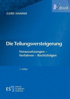 Die Teilungsversteigerung (eBook, PDF) - Hamme, Gerd