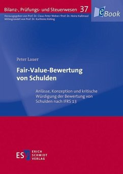 Cover Fair-Value-Bewertung von Schulden (eBook, PDF)