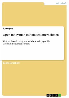 Open Innovation in Familienunternehmen (eBook, PDF)