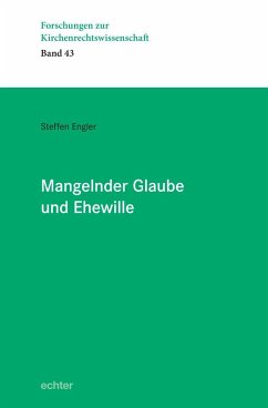 Cover Mangelnder Glaube und Ehewille