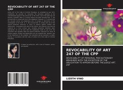 REVOCABILITY OF ART 247 OF THE CPP - Vino, Lizeth