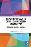 Reported Speech in Chinese and English Newspapers (eBook, ePUB)