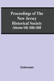 Proceedings Of The New Jersey Historical Society (Volume Viii) 1856-1859