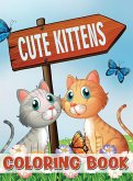 Cute Kittens Coloring Book: Pusheen Coloring Book, Cat Coloring Book for Kids, Ages 4-8, 8-12, Kitten Coloring Book for Relaxation and Stress Reli