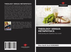 THEOLOGY VERSUS METAPHYSICS - Korondo, Dieu-Benit Axel