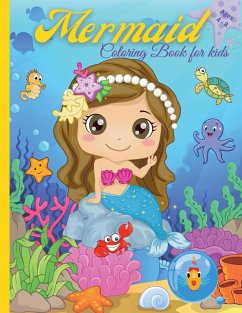 Mermaid Coloring Book For Kids - Faith, Amelia Barbra