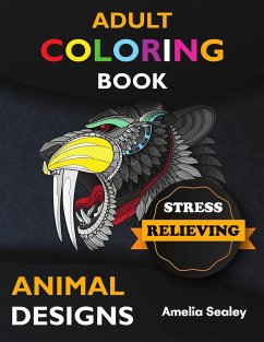 Animal Coloring Book for Adults - Sealey, Amelia