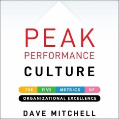 Peak Performance Culture: The Five Metrics of Organizational Excellence - Mitchell, Dave