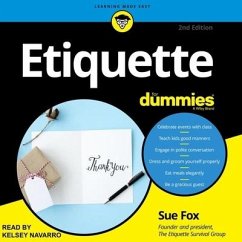 Etiquette for Dummies Lib/E: 2nd Edition - Fox, Sue