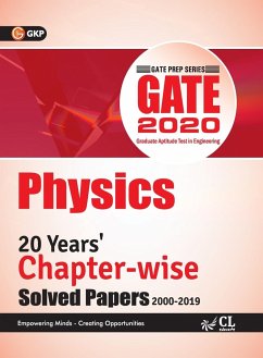 GATE 2020 - Chapter-wise Previous Solved Papers - 20 Years' Solved Papers (2000-2019)- Physics - Gkp