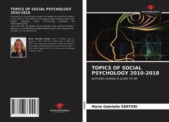 TOPICS OF SOCIAL PSYCHOLOGY 2010-2018 - Sartori, Maria Gabriella