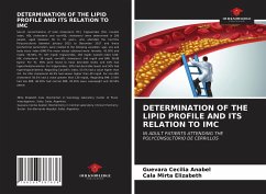 DETERMINATION OF THE LIPID PROFILE AND ITS RELATION TO IMC - Cecilia Anabel, Guevara; Mirta Elizabeth, Cala