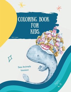 Big coloring book with sea animals - Store, Ananda