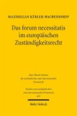 Das forum necessitatis im europäischen Zuständigkeitsrecht (eBook, PDF)