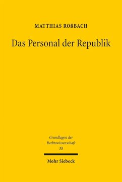 Das Personal der Republik (eBook, PDF) - Roßbach, Matthias