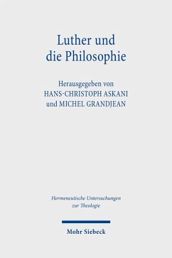 Luther und die Philosophie (eBook, PDF)