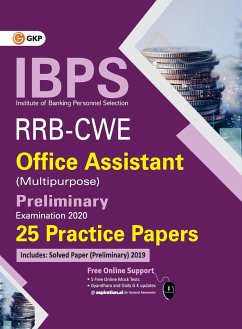 IBPS RRB-CWE Office Assistant (Multipurpose) Preliminary --25 Practice Papers - Gkp