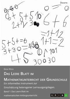 Das Leere Blatt im Mathematikunterricht der Grundschule (eBook, PDF) - Höck, Gyde