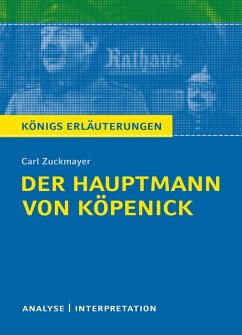 Der Hauptmann von Köpenick von Carl Zuckmayer. (eBook, ePUB) - Zuckmayer, Carl