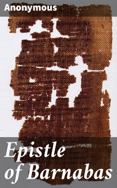 Epistle of Barnabas (eBook, ePUB) - Anonymous