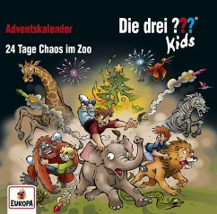 Die drei ??? Kids - Adventskalender - 24 Tage Chaos im Zoo - Blanck, Ulf