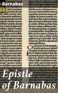 Epistle of Barnabas (eBook, ePUB) - Barnabas