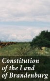 Constitution of the Land of Brandenburg (eBook, ePUB)
