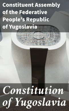 Cover Constitution of Yugoslavia (eBook, ePUB)