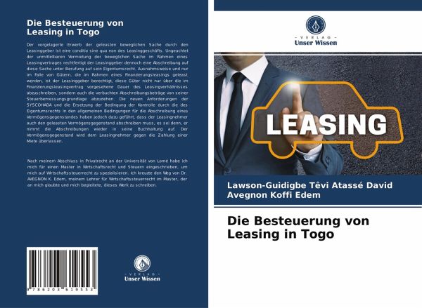 Die Besteuerung von Leasing in Togo Die Besteuerung von Leasing in Togo