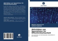 Aktivitäten von Spezialisten für Öffentlichkeitsarbeit - Simonovich, Nikolay;Uzakowa, Salima