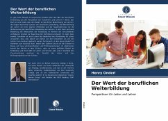 Der Wert der beruflichen Weiterbildung - Onderi, Henry