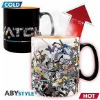 Overwatch Heroes Thermoeffekt Tasse