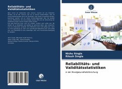 Reliabilitäts- und Validitätsstatistiken - Singla, Nishu;Singla, Ritesh