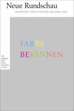 Cover Neue Rundschau 2021/3