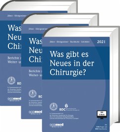 Was gibt es Neues in der Chirurgie? Jahresbände 2019, 2020, 2021, m. 1 Buch, m. 1 Online-Zugang - Jähne, Joachim;Königsrainer, Alfred;Schröder, Wolfgang