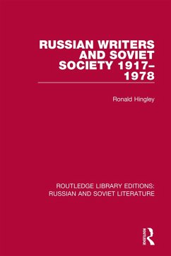 Cover Russian Writers and Soviet Society 1917-1978 (eBook, ePUB)