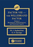Factor VIII - von WIllebrand Factor, Volume I (eBook, ePUB)