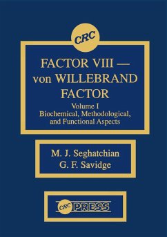 Cover Factor VIII - von WIllebrand Factor, Volume I (eBook, PDF)