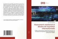 Cover Financement relationnel et dilution de l'asymétrie informationnelle